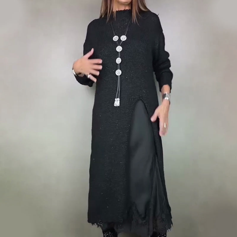Women's Two-Piece Set with Sweater Dress