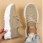 Sneakersy Na Masywnej Podeszwie Damskie