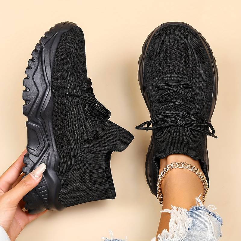 Sneakersy Na Masywnej Podeszwie Damskie