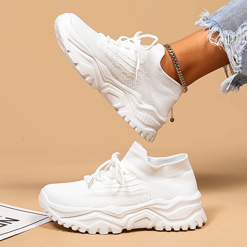 Sneakersy Na Masywnej Podeszwie Damskie