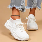 Sneakersy Na Masywnej Podeszwie Damskie