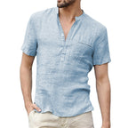 Koszulka Henley Casual Męskie