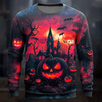 Férfi hosszú ujjú Halloween-póló